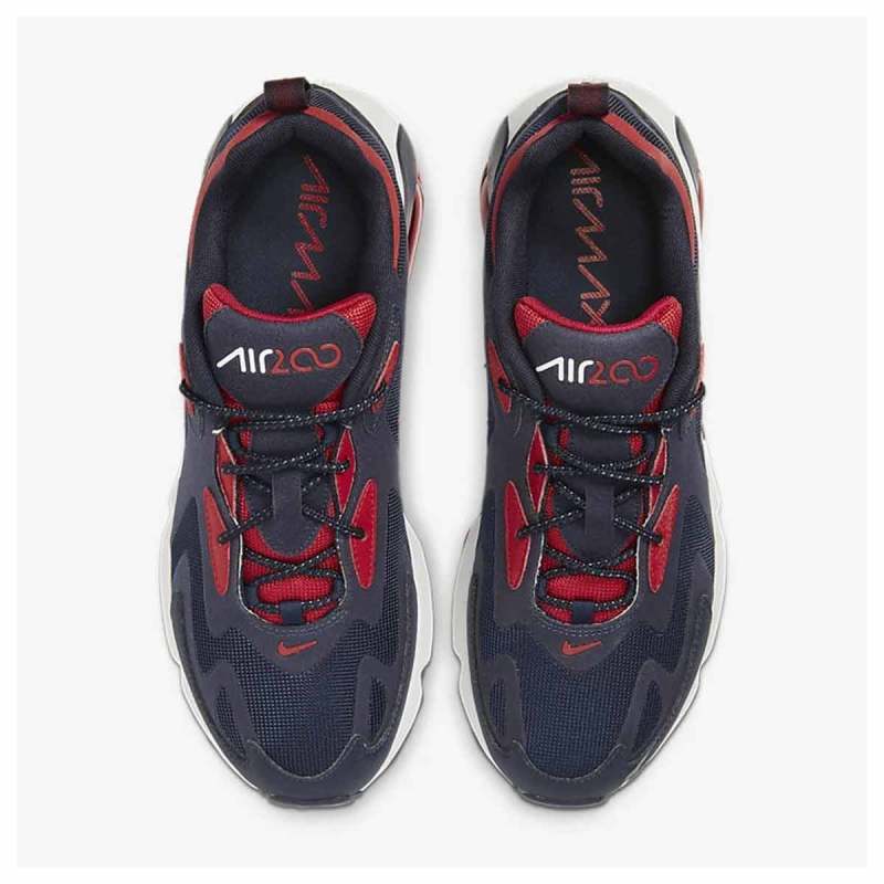 nike air max 200 sepatu olahraga pria aq2568 402 42 5 obsidian black
