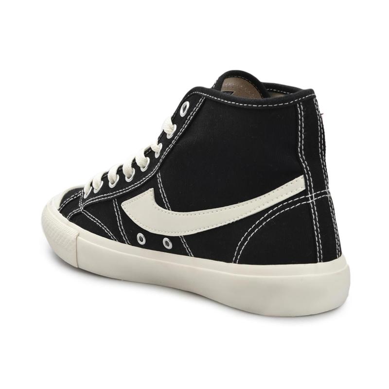 sepatu compass gazelle hi black white