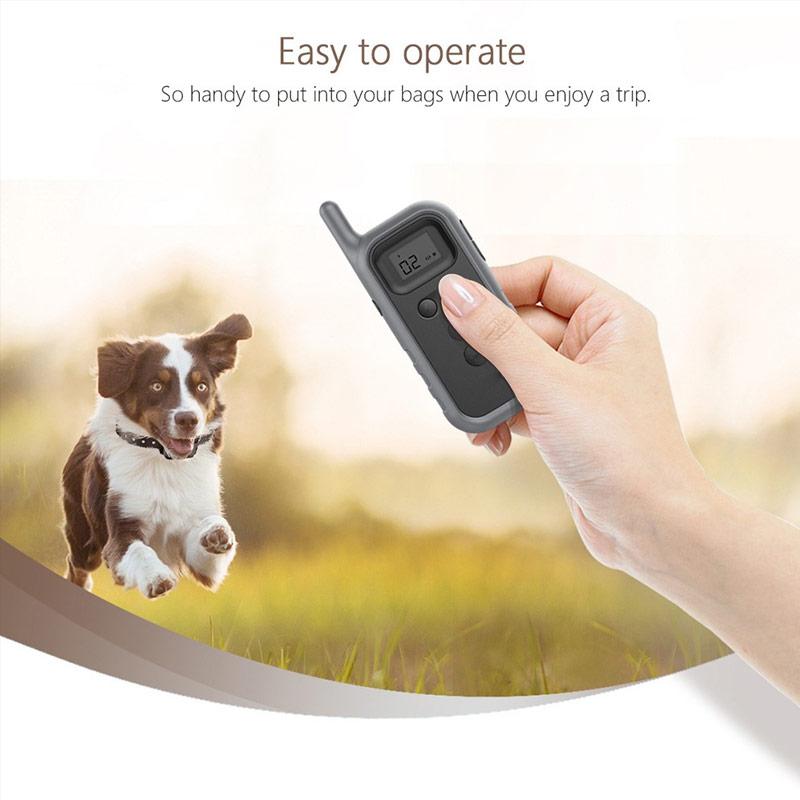VINSIC Dog Training Collar with Remote Shock Collar for Dogs 300 Meters Range Mini Dog bark Collar with Remote LCD Display for Small Large Dogs 1-5 Level Shock and Vibration
