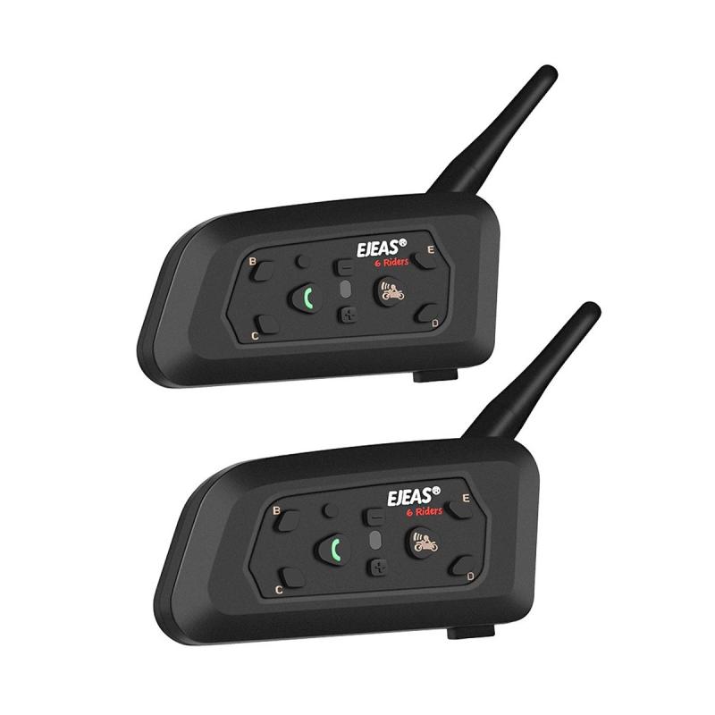 Jual Ejeas Bt V6 Pro 1 2km 0 75mi Wireless Skiing Intercom Motorcycle Helmet 2 Pcs Online September 2020 Blibli Com