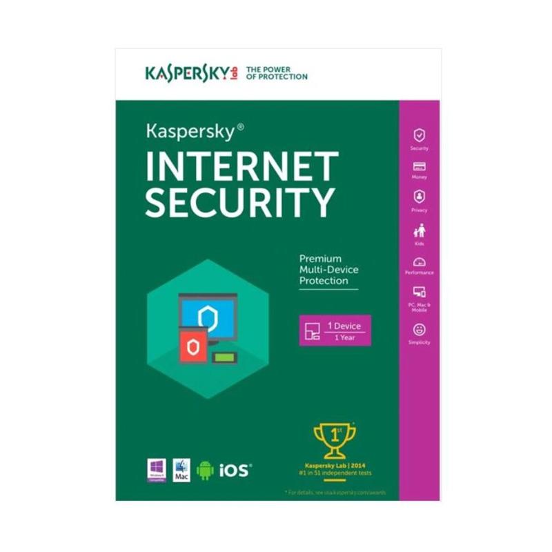 Jual Kaspersky Internet Security Kis 2020 License Software 1 Pc 1 Tahun Online November 2020 Blibli