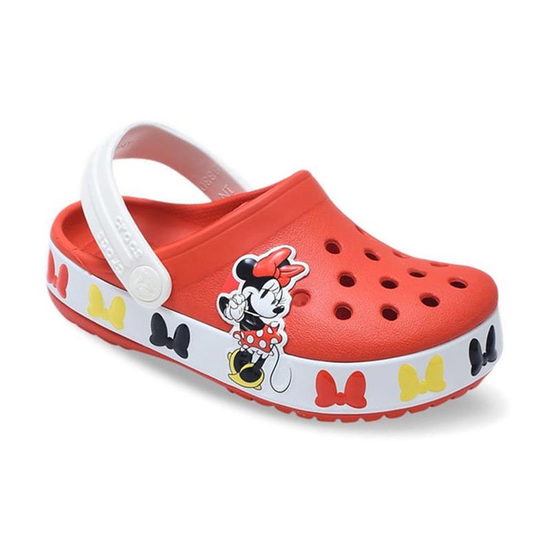 minnie mouse croc sandals