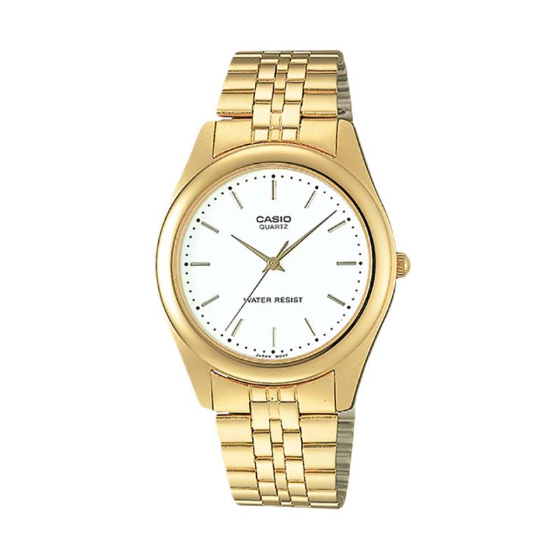 Jual Casio Casio Jam Tangan Wanita - Gold White - Stainless Steel