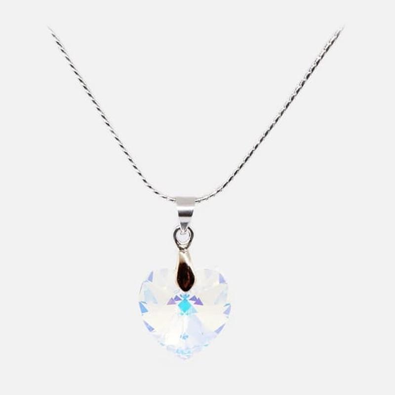 Jual Torenda Tr13 Love Pendant Swarovski Kristal Kalung Wanita Aurore Boreale Murah Maret 2020 Blibli Com