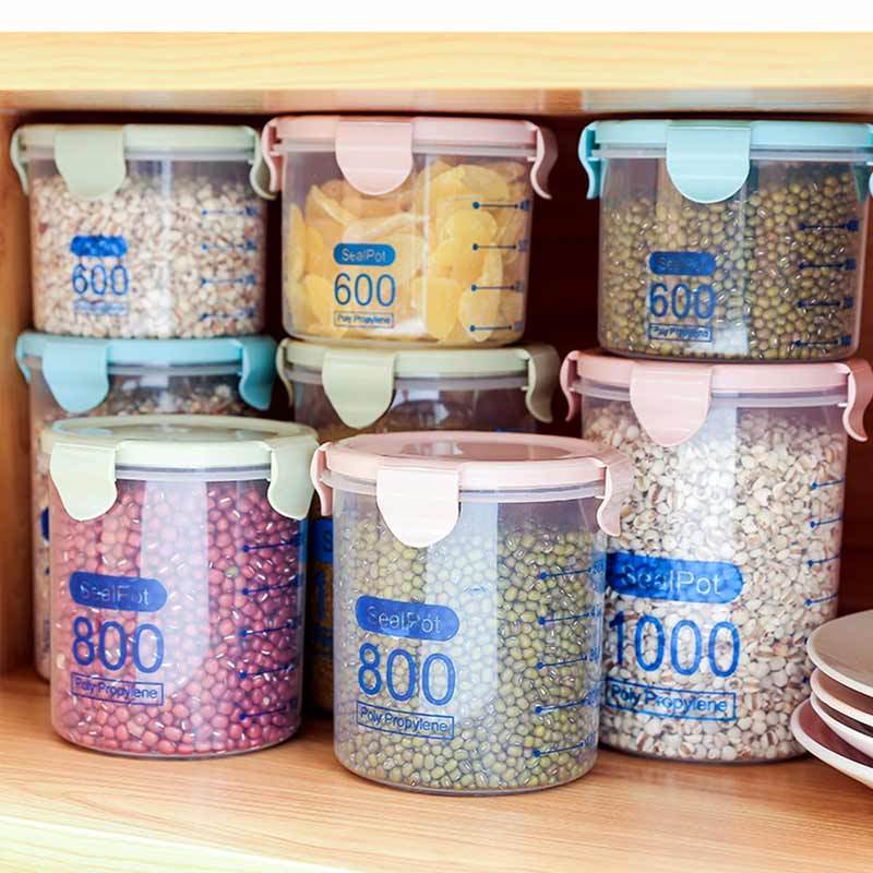 Jual Iit Transparent Plastic Sealed Cans Refrigerator Kitchen