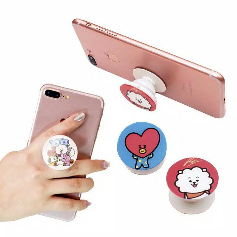 Jual Cc Olshop 507 Popsocket Hp Bt21 Akrilik Phone Holder Online Desember 2020 Blibli