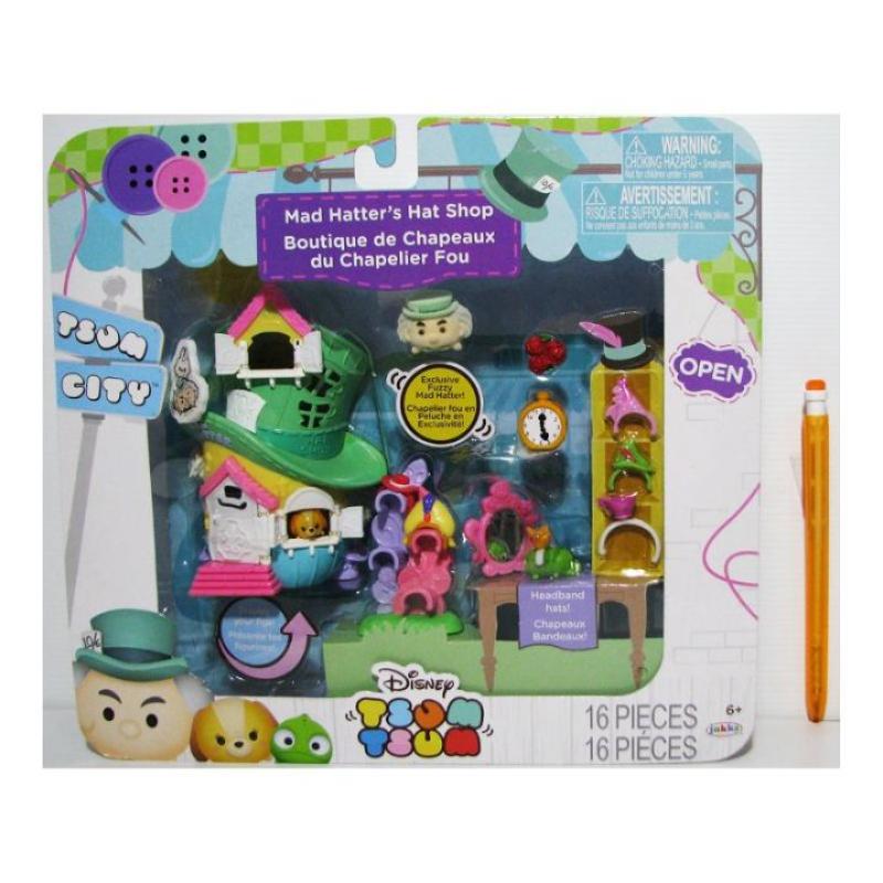 Jual Jakks Disney Tsum Tsum City Mad Hatter s Hat Shop Playset