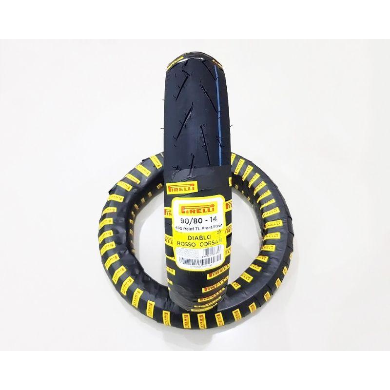Jual Pirelli Diablo Rosso Corsa II 2 Ban 90/80 - 14 Vario/Beat/Scoopy/Mio di Seller Matic Jake - Cijagra, Kota Bandung | Blibli