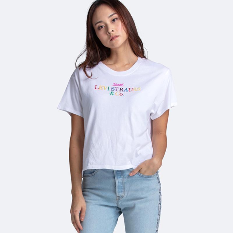 Graphic Varsity Tee 90S Text Logo 