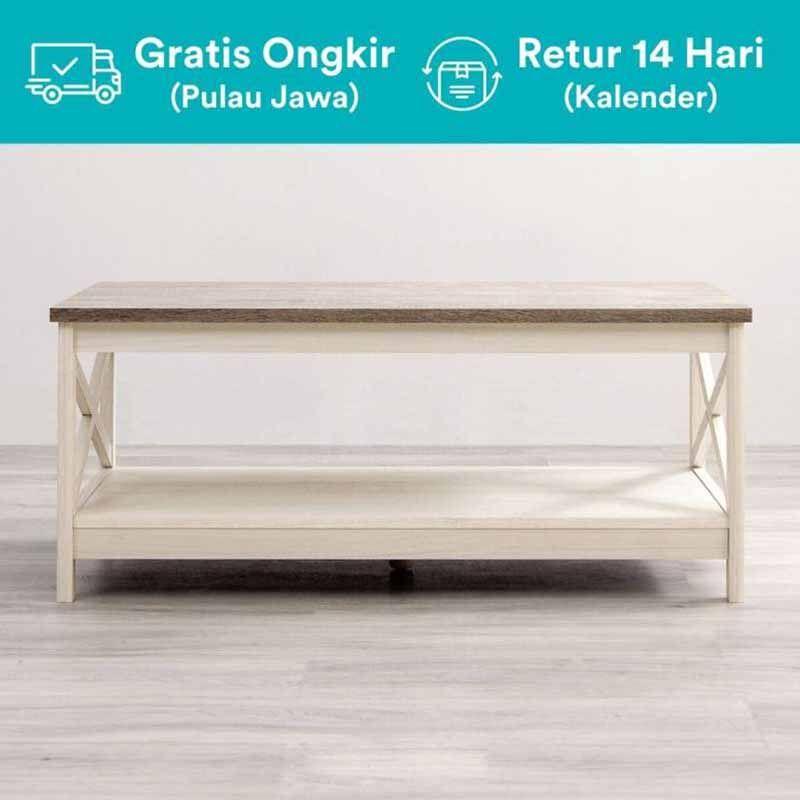 dekoruma faye scandinavian coffee table meja ruang tamu minimalis putih