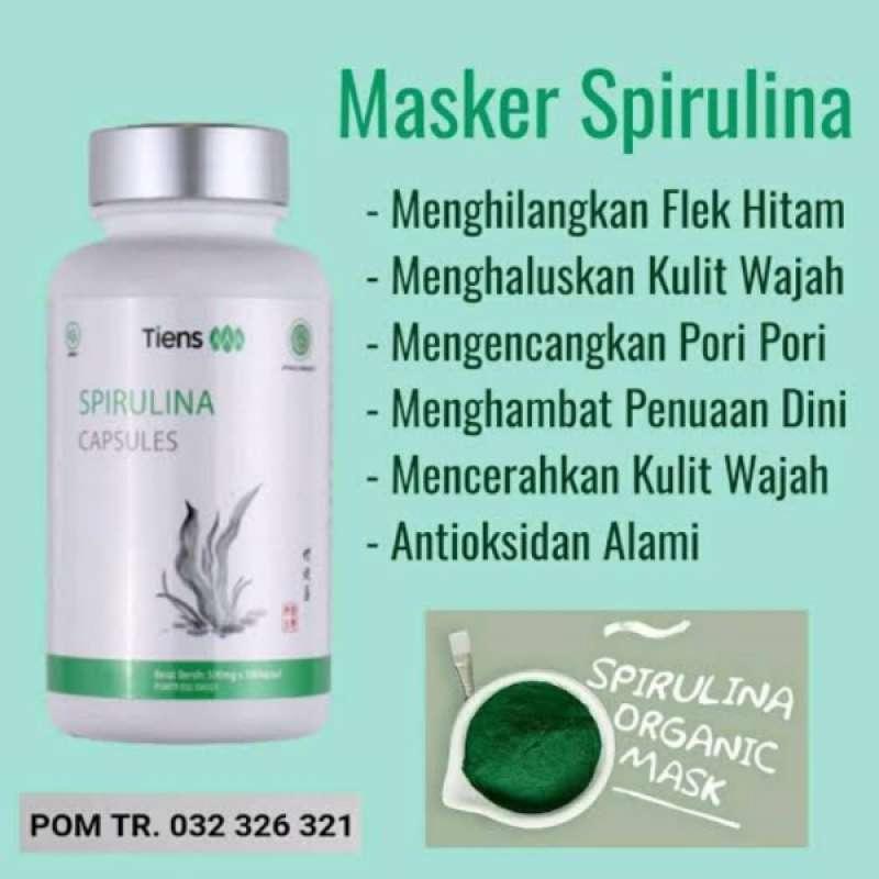 Jual Tiens Spirulina Masker Wajah Untuk Komedo Dan Wajah Kusam 10 Kaspsul Online Februari 2021 Blibli Flek hitam memang menjadi salah satu masalah kulit yang paling umum dialami. tiens spirulina masker wajah untuk komedo dan wajah kusam 10 kaspsul