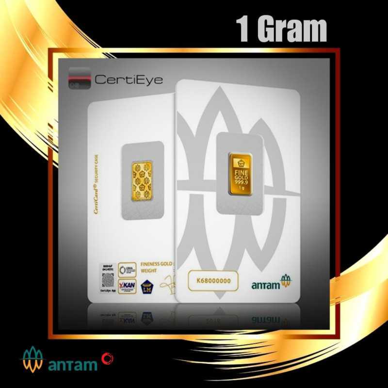 Jual Antam Certicard Certieye Logam Mulia 1 Gram Online November 2020 Blibli