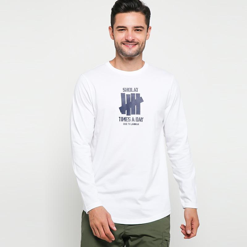 Jual Ride To Jannah Men Long T Shirt 100420pt White Online November 2020 Blibli Com