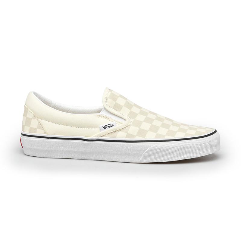 vans checkered true white