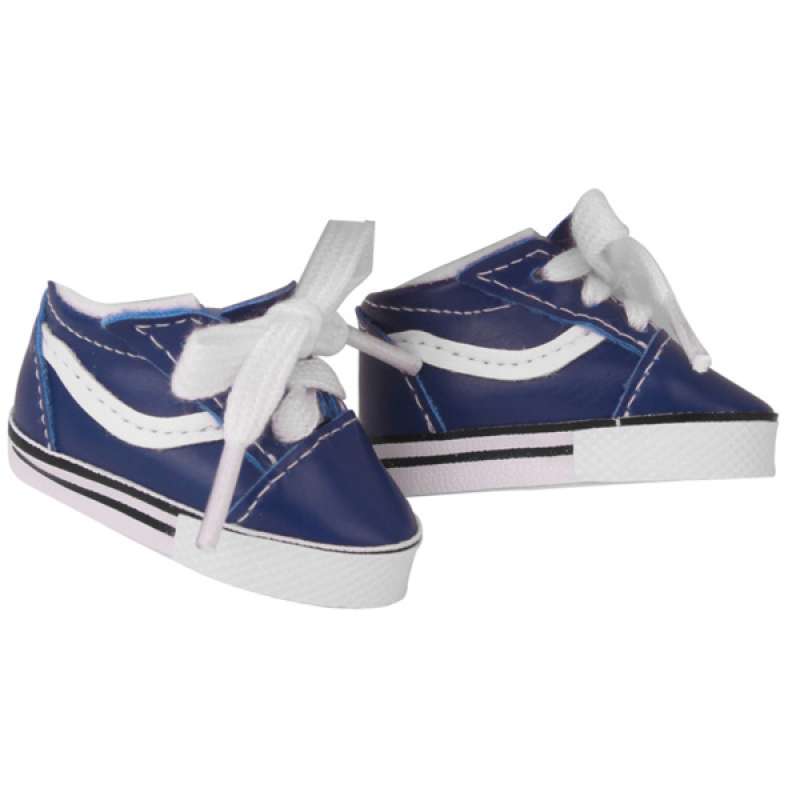 Jual Oem Blue Flat Canvas Shoes Pu Leather For 14 5 Inch Mellchan Doll Baby Toy Online September 2020 Blibli Com