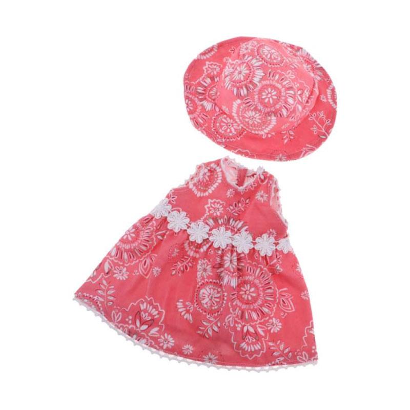 Handmade Short Skirt with Hat Set for American 18inch Doll Dress Up