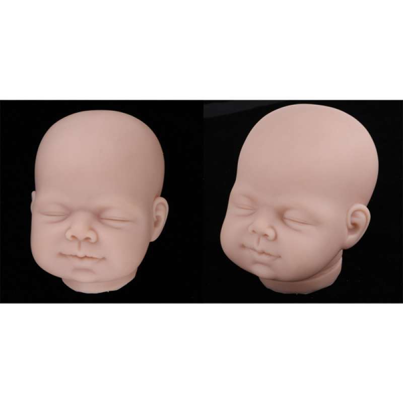 Jual Oem Unpainted Soft Vinyl Newborn Baby Doll Head Mold For 22 Reborn Doll 2 Pcs Online Maret 2021 Blibli