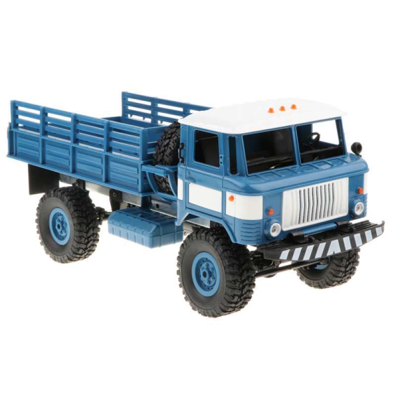 blue remote control truck