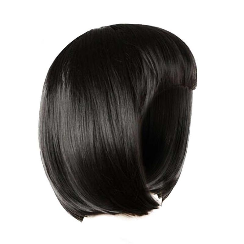 Jual Fashion Deal Lady Girl Wig Women S Short Straight Bangs Full Hair Wigs Cosplay Party Online November 2020 Blibli Com