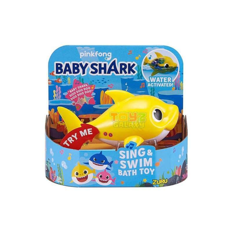 Jual Young Toys Baby Shark Sing And Swim Bath Toy Yellow Original Zuru Online September 2020 Blibli Com