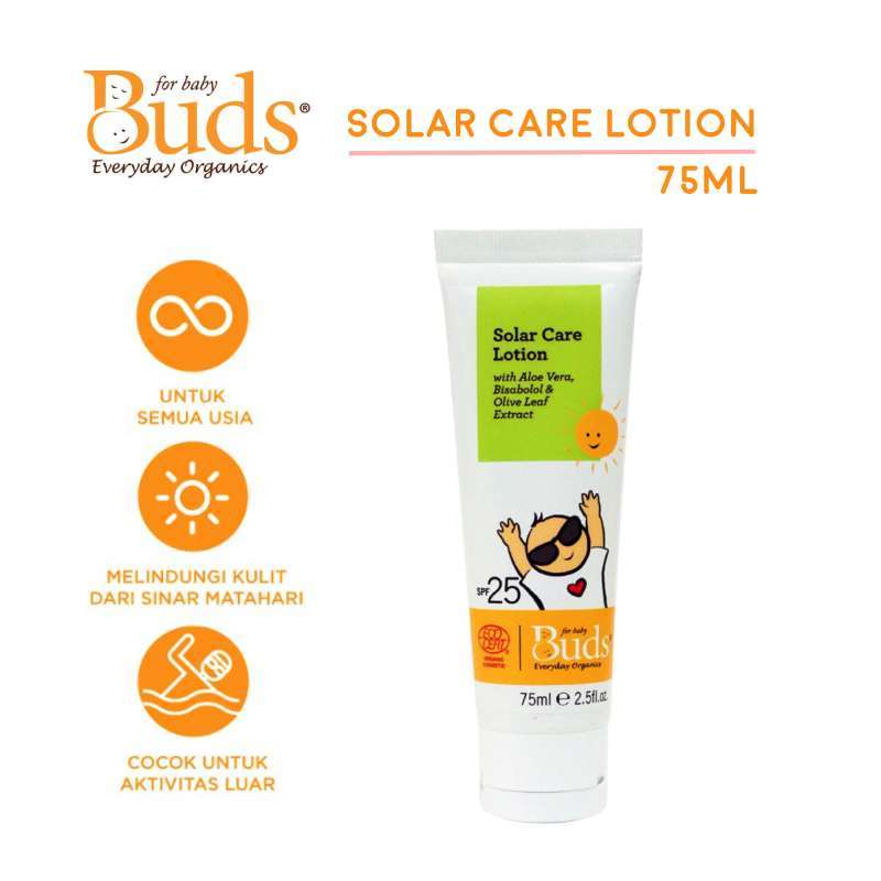 Jual Buds Everyday Organics Solar Care Lotion 75ml Exp 2022 Sun Block Tabir Surya Bayi Anak Organik Oragnic Alami Natural Online Oktober 2020 Blibli Com