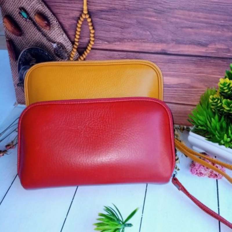 Jual Dompet Tas Tangan Wanita Pria Asli Kulit Sapi Garut Model Elegan Online November 2020 Blibli