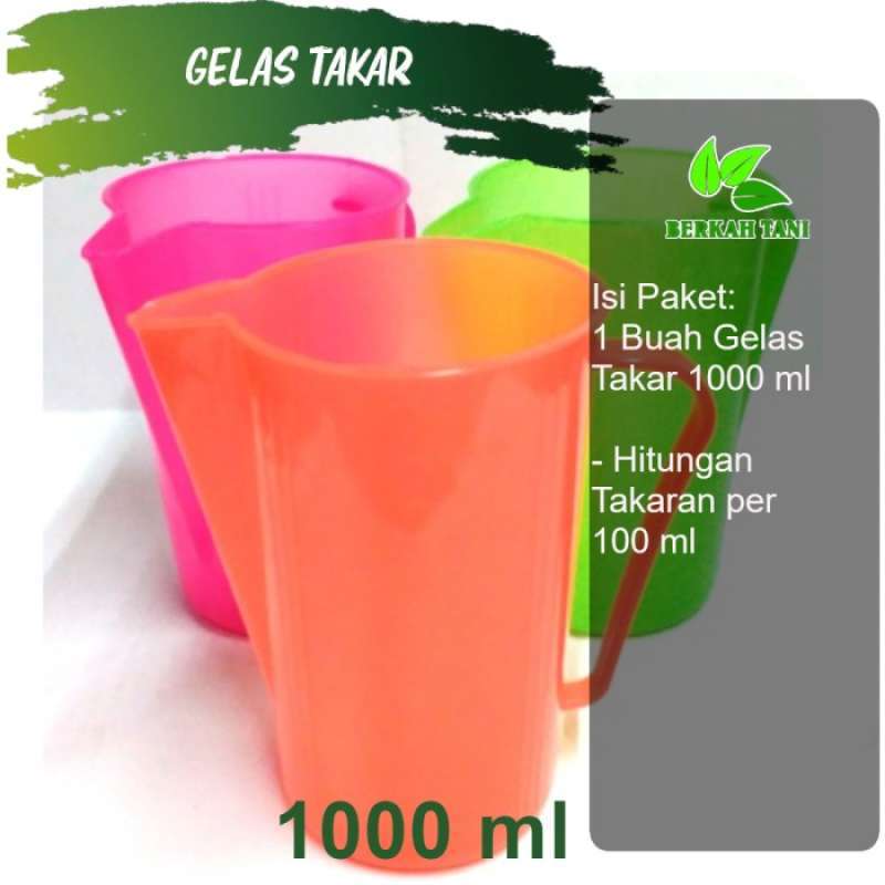 Jual Gelas Takar Gelas Ukur Hidroponik 1 Liter Online September 2020 Blibli Com
