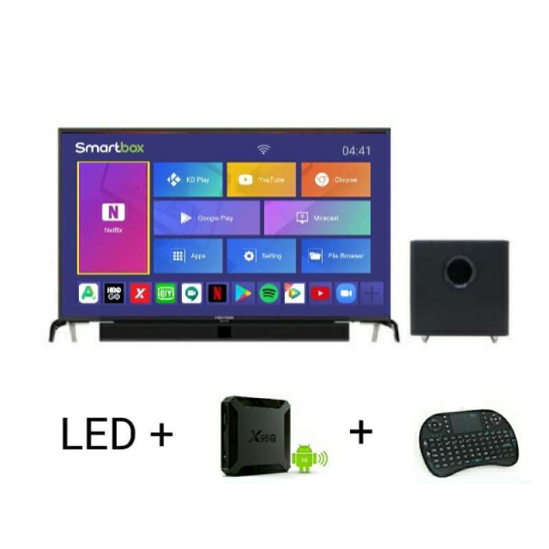 tv led polytron cinemax soundbar