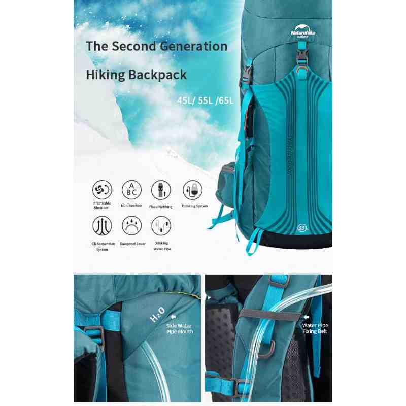 naturehike backpack 55l