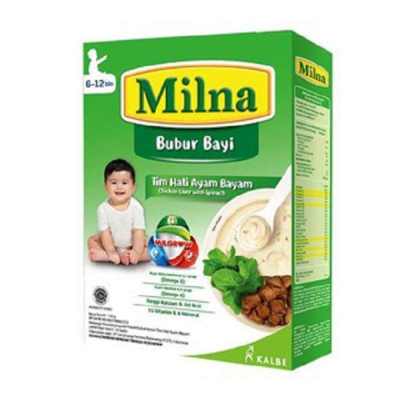 Jual Milna Bubur Bayi 6 120 Gr Tim Hati Ayam Bayam Online September 2020 Blibli Com