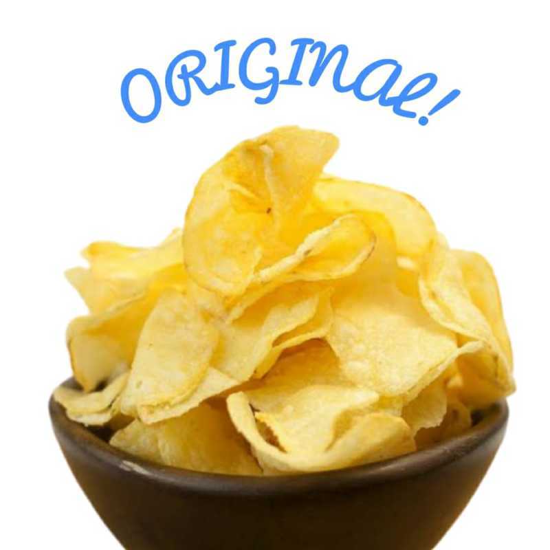 Jual Keripik Singkong Asin Putih Kripik Singkong Original Cassava Chips Online April 2021 Blibli