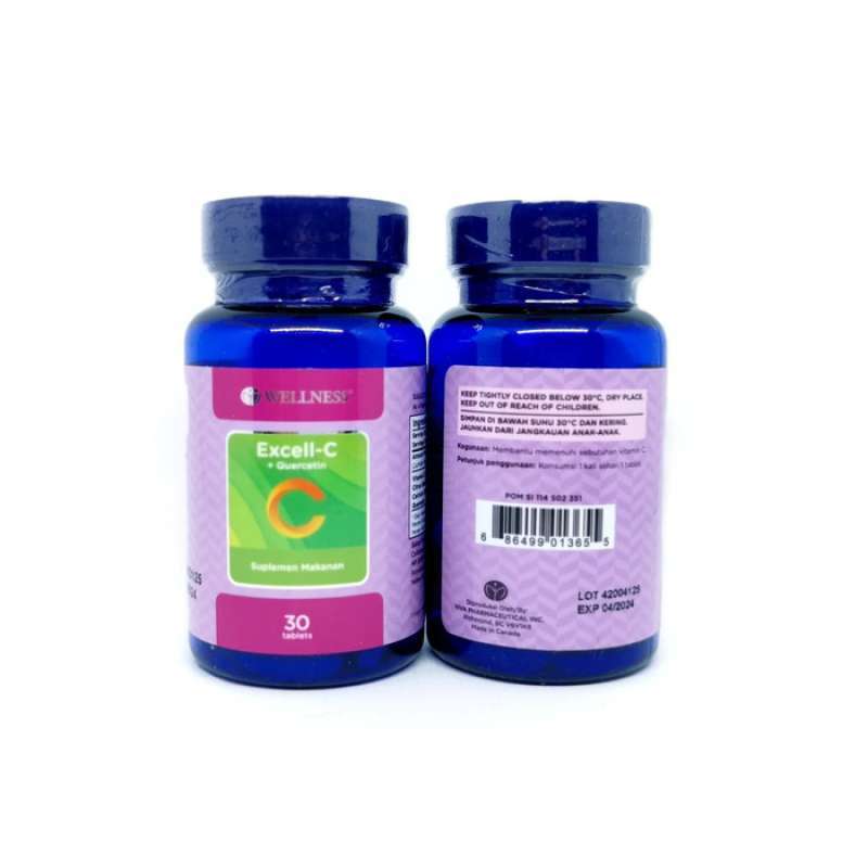 Jual Wellness Excell C Excell C Quercetin Vitamin C Online November 2020 Blibli Com