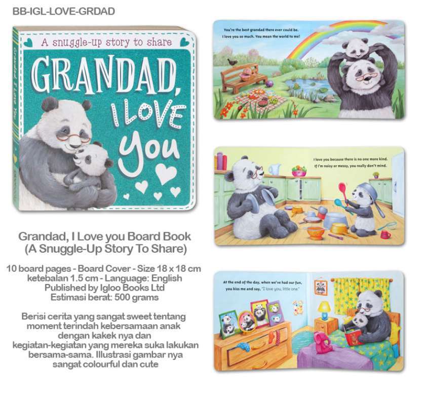 Jual Grandad I Love You Board Book A Snuggle Up Story To Share Online November 2020 Blibli Com