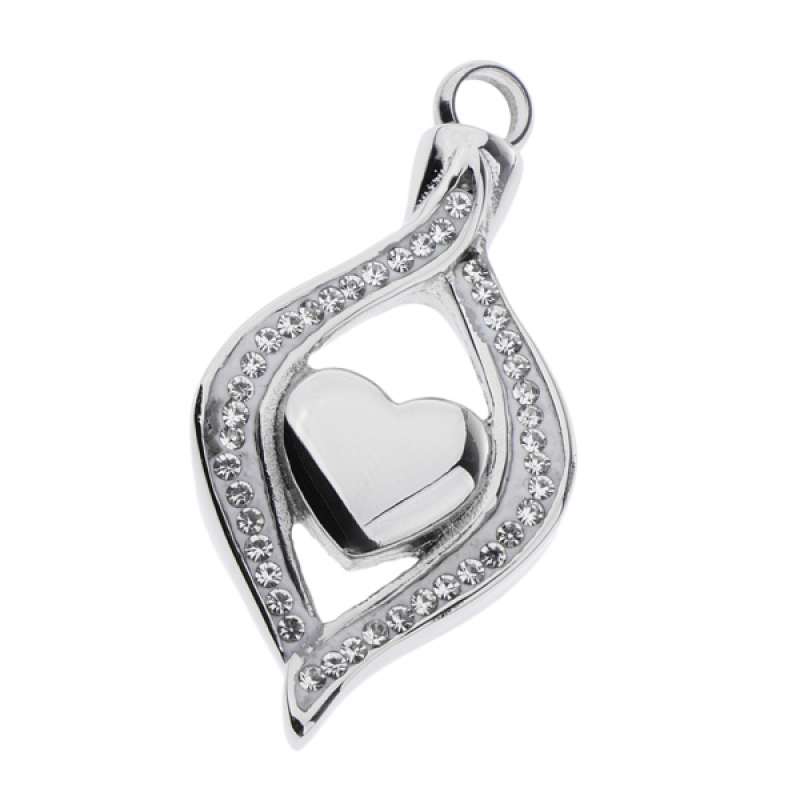 Jual Heart Pet Dog Cat Ash Urn Locket 