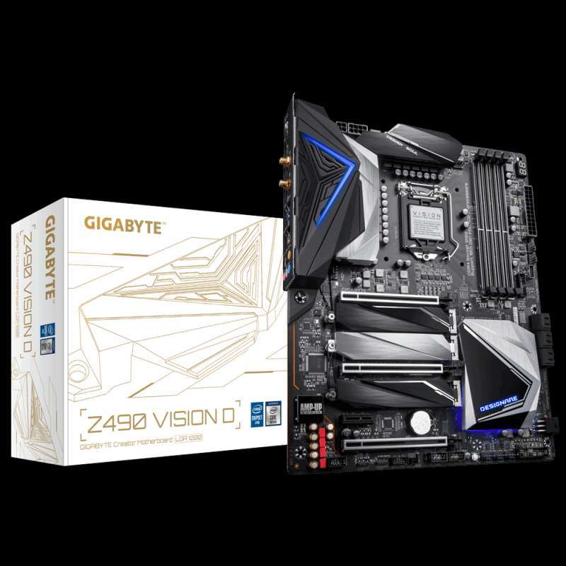 Gigabyte Z490 Vision Gigabyte Vision D Motherboard Gigabyte Vision