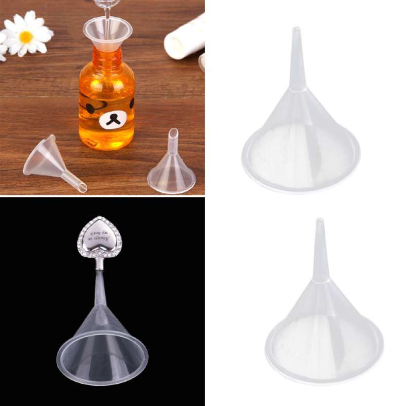 3pcs 40mm mini funnel plastic small funnels for cremation jewelry fill kit