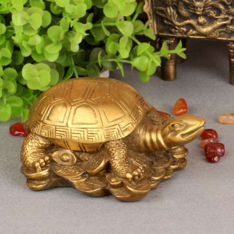 Brass Turtle Dragon Figurines Small Statue House Decoration Animal Figurines 