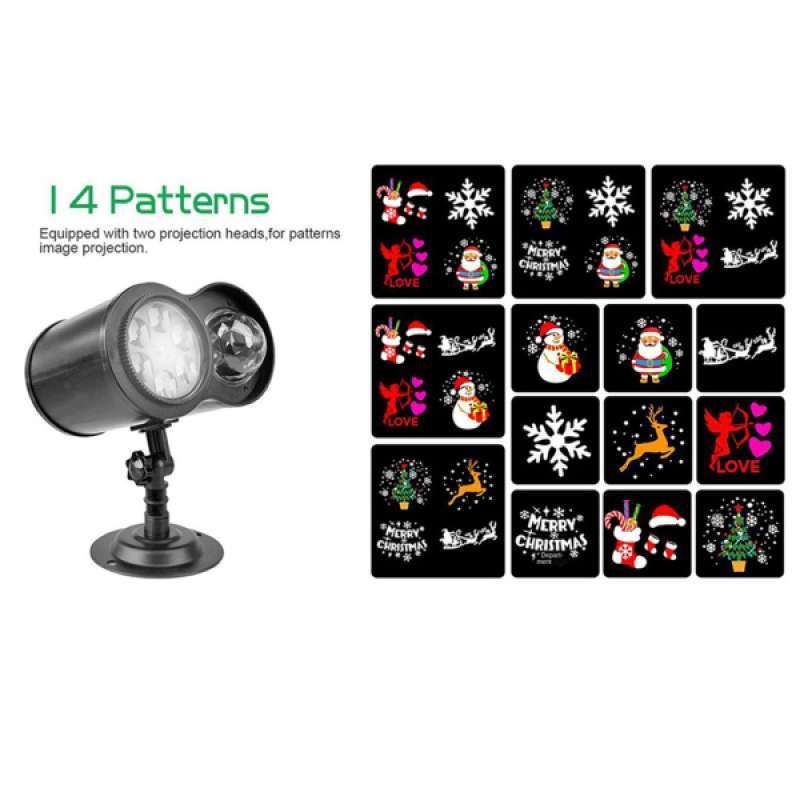 Jual Christmas Snowflake Rotating Projectors Lights Remote Control Waterproof Online November 2020 Blibli Com