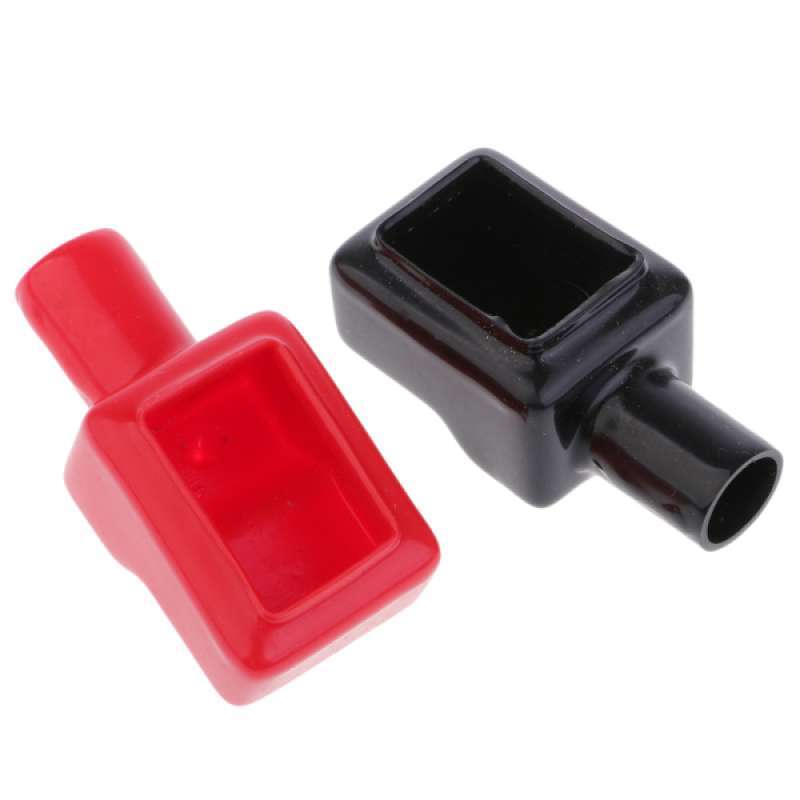 kesoto 2 Pair Car Battery Terminal Insulation Protector Sleeve Covers Black and Red 