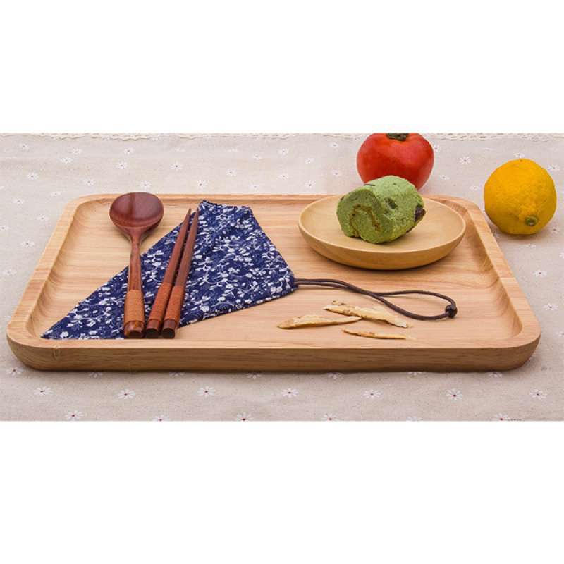 Fish Shape Wooden Plate Breakfast Food Snack Serving Tray Salad Bowl Platter 