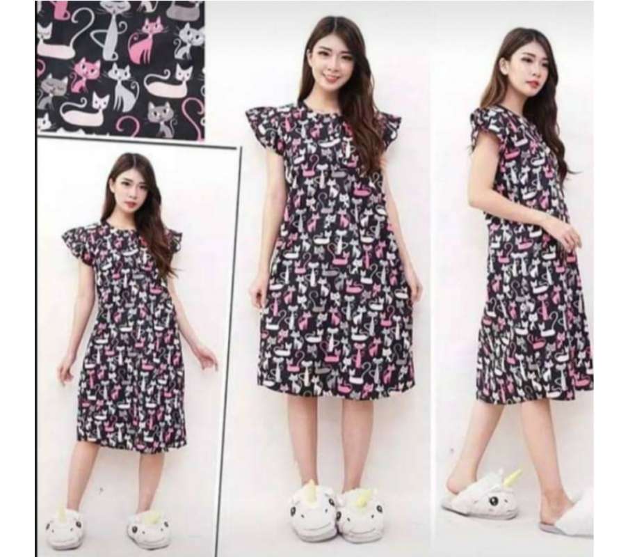Jual Daster Singlet Baju Tidur Piama Karakter Dewasa Cewek Keropi Cat Kucing Doraemon Bee Lebah Online Oktober 2020 Blibli Com