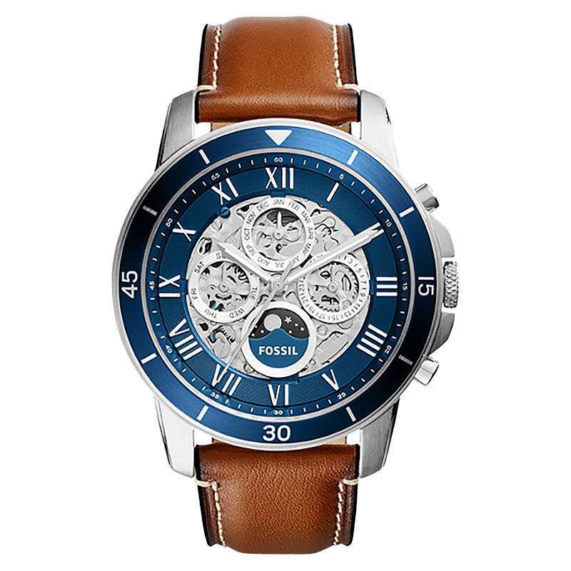 FOSSIL ME3140 広い GRANT SPORT スケルトン クロノグラフ 