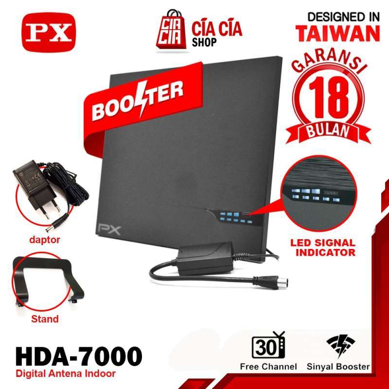 Jual Antena TV Smart Digital Analog PX HDA 7000 Booster Indoor LED Bar  Antena Televisi Antenna TV Indoor Online Januari 2021 | Blibli