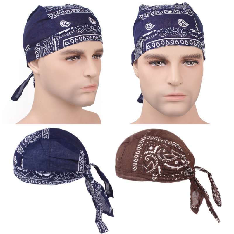 Head Scarf Muslim Bandana Turban Navy 