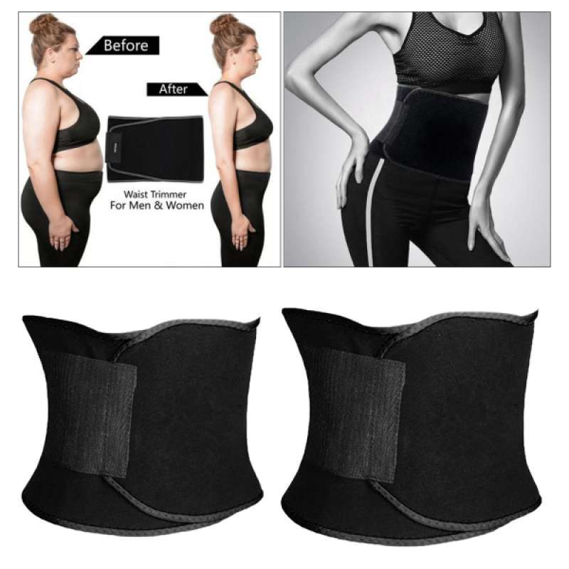 Promo 2Pcs Mesh Waist Trainer Cincher 