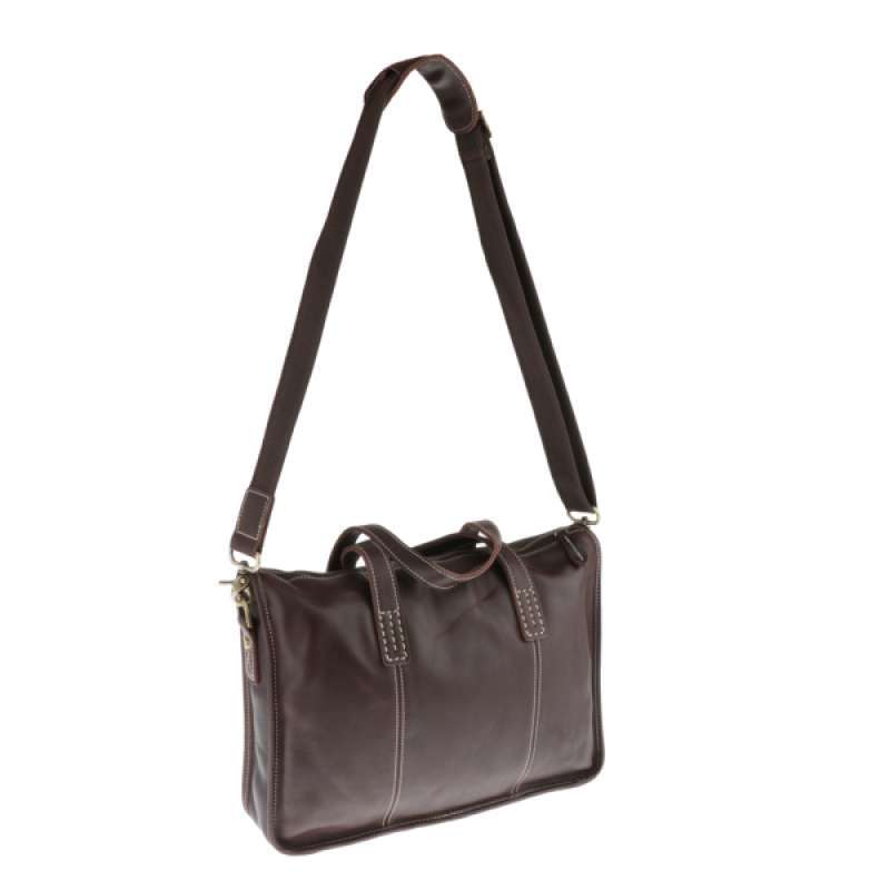 Promo Men's Leather Business Briefcase 
