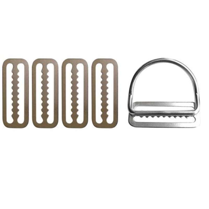 4x Scuba Diving Stainless Steel Weight Belt Webbing Keeper Retainer 2inch 