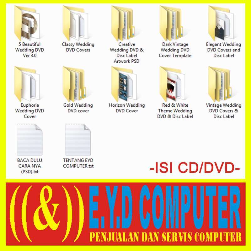 Jual DVD COVER WEDDING PERNIKAHAN DISK LABEL EDITING ...