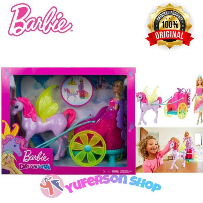 Barbie dreamtopia princess best sale pegasus & chariot