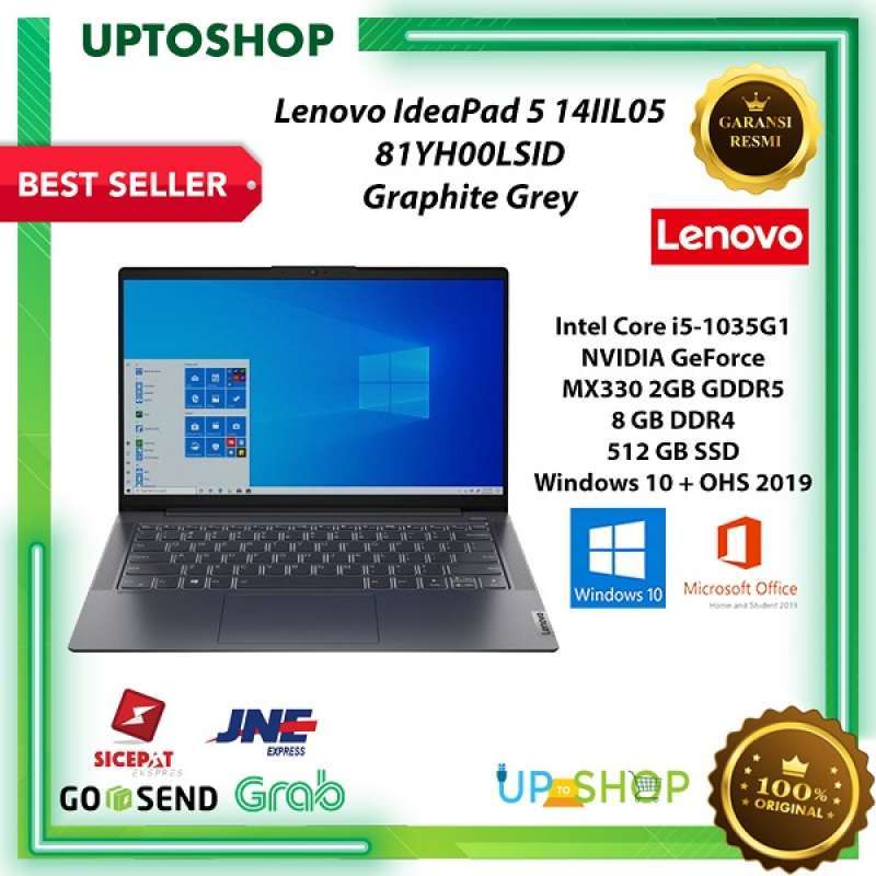 Jual Lenovo Ideapad 5 14iil05 Lsid Laptop Intel Core I5 1035g1 8gb Ddr4 512gb Ssd 14 Inch Fhd Win 10 Ohs 2019 Online November 2020 Blibli Com